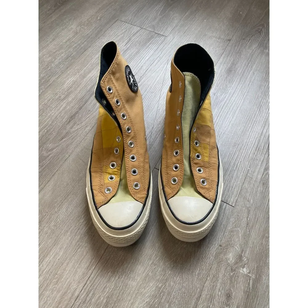 Converse Chuck 70 High 'Plant Color Patchwork Gravel Egret Mens Size 10.5